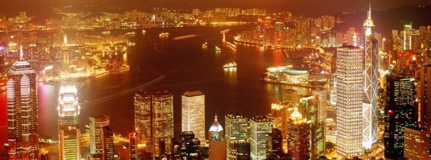 Hong Kong City View Timeline Cover - Facebook timeline covers maker