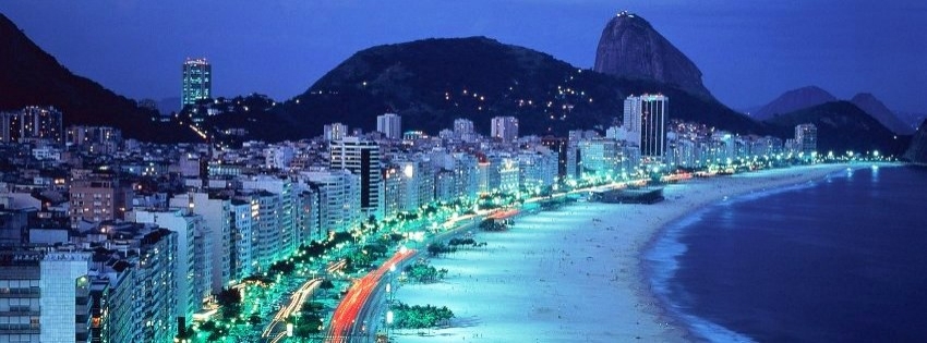 Copacabana Beach Rio De Janeiro - Facebook timeline covers maker